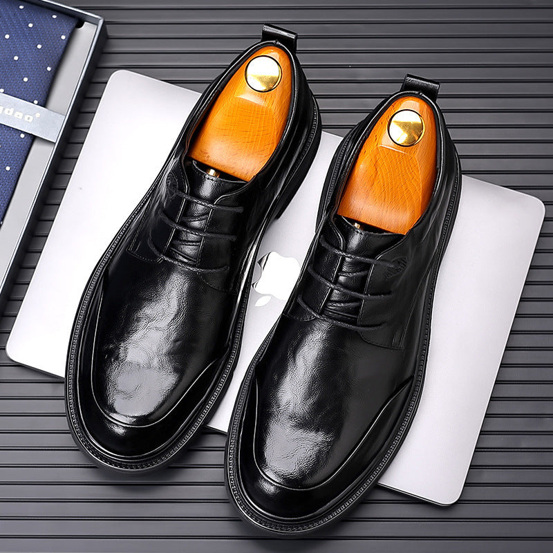 Men’s Formal Dress Shoes – Polished Leather – Classic Fit – Lace-Up – Durable Sole