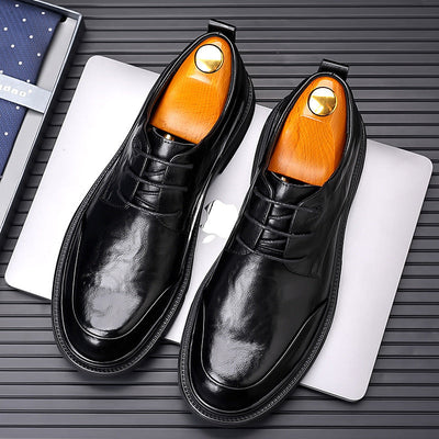 Men’s Formal Dress Shoes – Polished Leather – Classic Fit – Lace-Up – Durable Sole