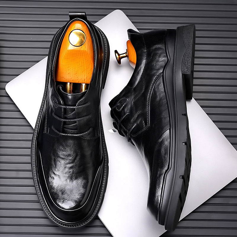 Men’s Formal Dress Shoes – Polished Leather – Classic Fit – Lace-Up – Durable Sole