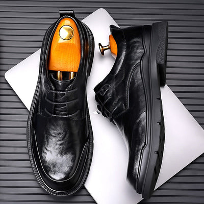 Men’s Formal Dress Shoes – Polished Leather – Classic Fit – Lace-Up – Durable Sole